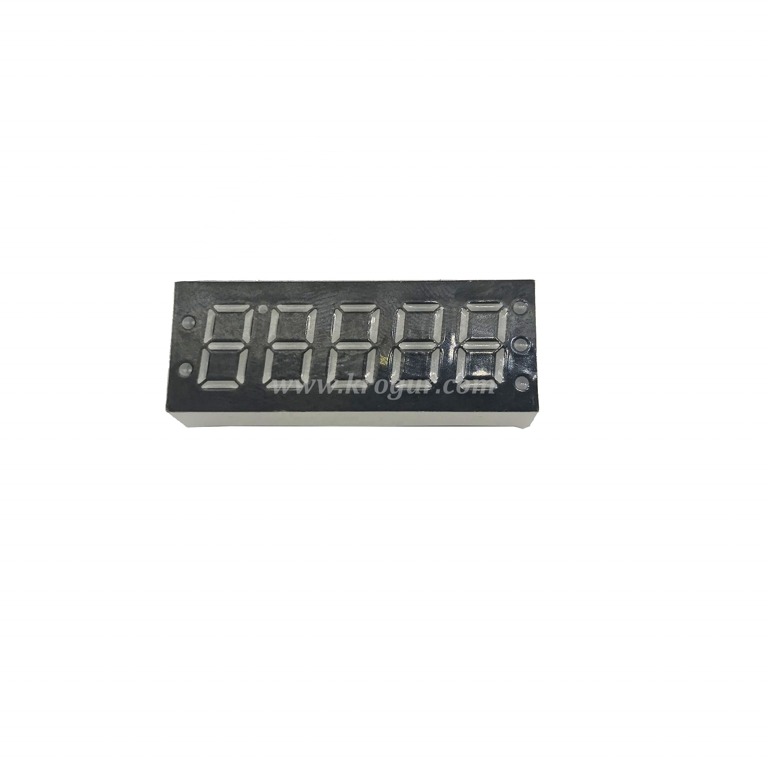 fnd small size 036 red 7 segment 6 digit number color led display module