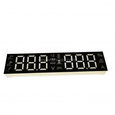7 dgt,7 segment,OEM,common cathode,custom digit,customized,display module,fnd display,numeric,rohs approved,small,white