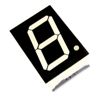 custom 1 digit 7 segment led display